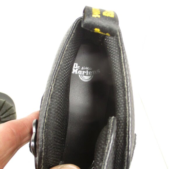 Dr. Martens AirWair Devon Black Grain Leather Buckle Boots Women’s US Size 8 - Picture 12 of 14